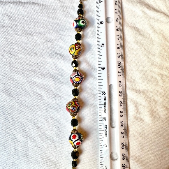 Vintage Murano Glass Millefiori Bead Bracelet - Picture 7 of 7